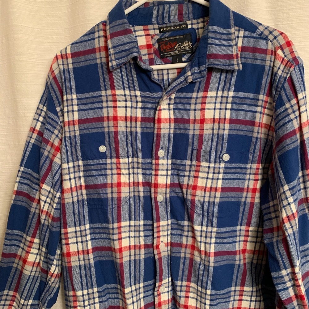 Large classic flannel shirt
